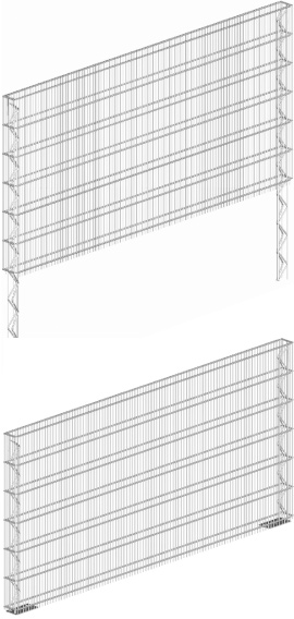 GabionenZaun 10 cm Grafik